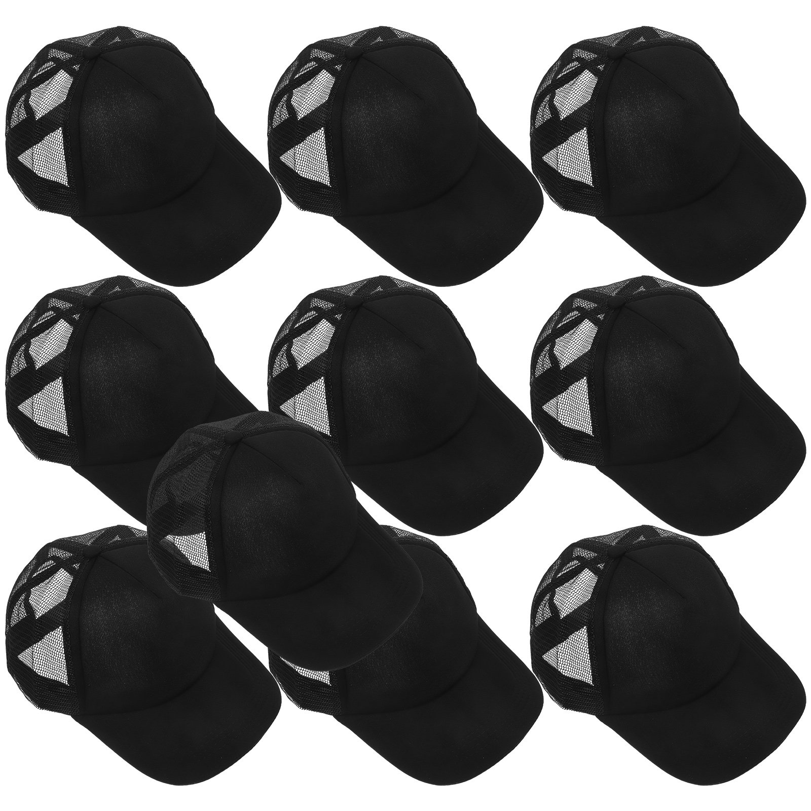 Hat Sublimation Blank - 10 قطع من قبعات البيسبول الشبكية