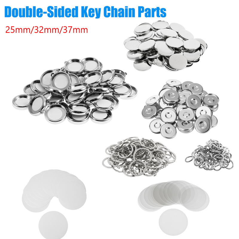 Button Badge Blank - 50 قطعة/مجموعة من أجزاء صناعة الشارات