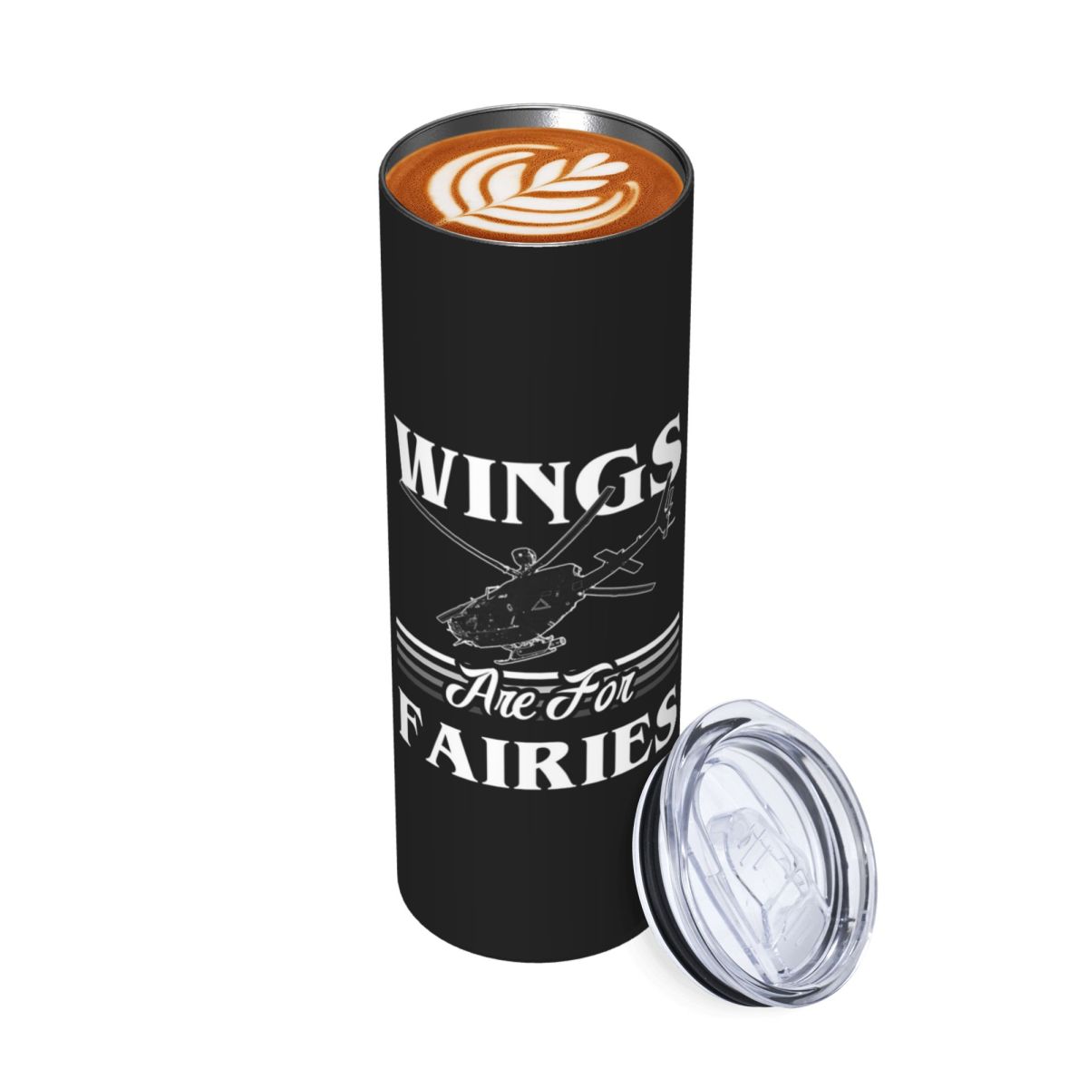 الأجنحة مخصصة لطياري الهليكوبت - مراجعة Tumbler 20Oz White وسعره