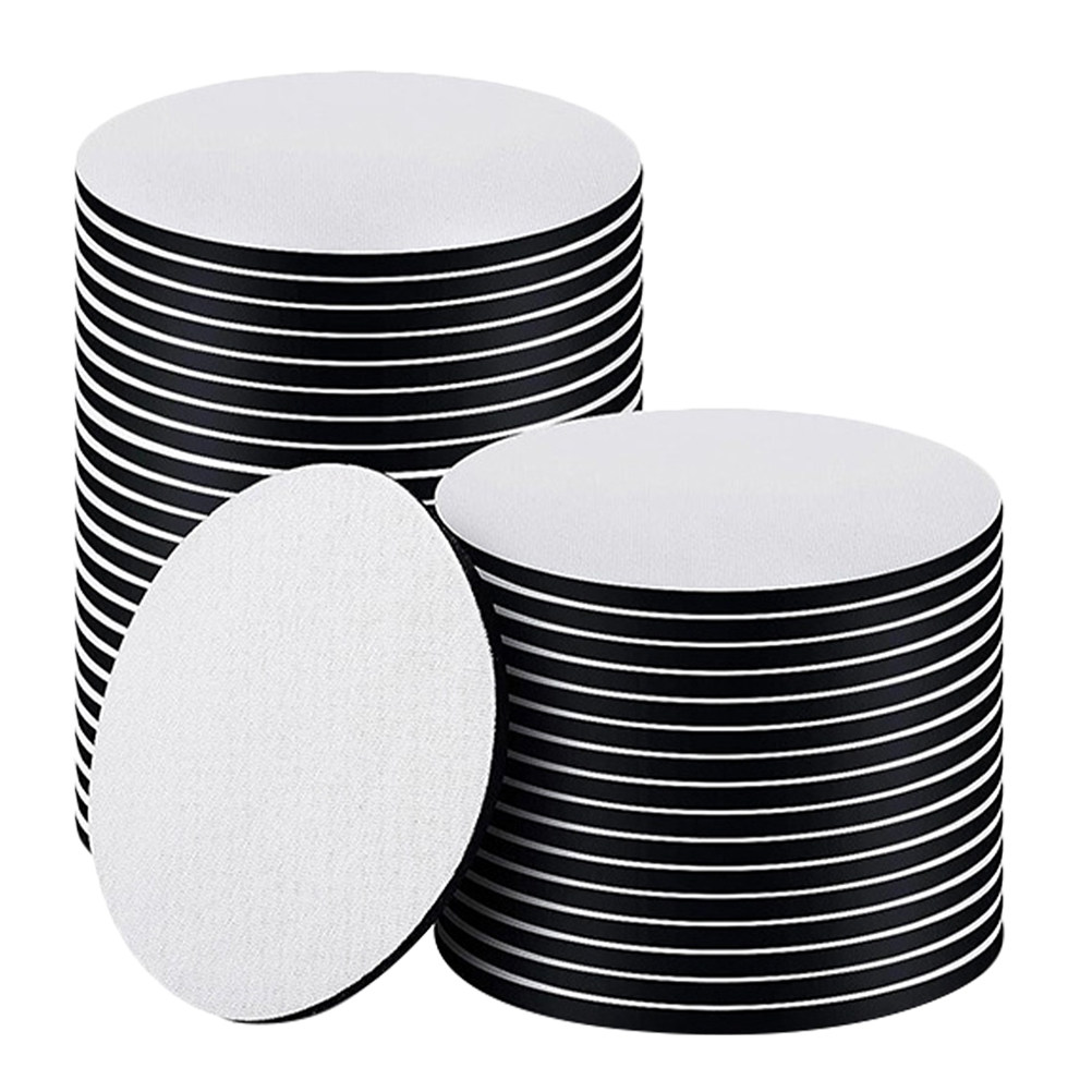 50 قطعة من قواعد الأكواب الدائ - مراجعة Coaster Sublimation Blank وسعره