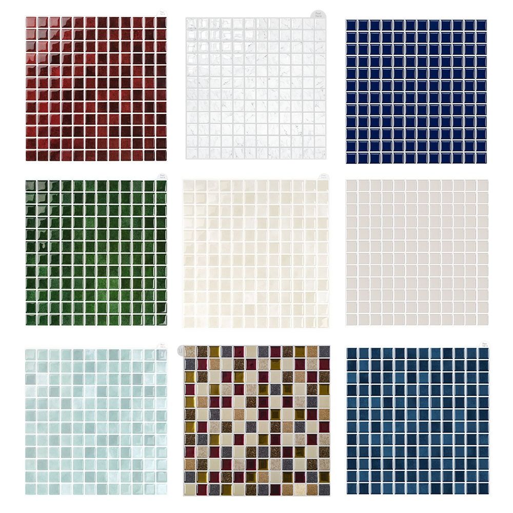 ملصقات بلاط جدارية ذاتية اللصق - مراجعة Ceramic Tile Blank وسعره