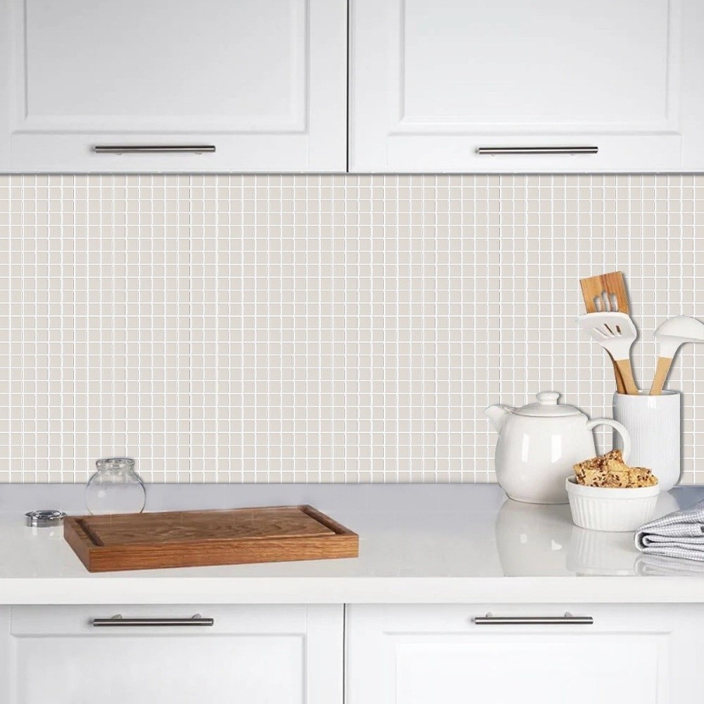ملصقات بلاط جدارية ذاتية اللصق - مراجعة Ceramic Tile Blank وسعره